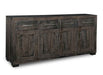 Steel City Sideboard w/4 Drawers 4/Doors Collection