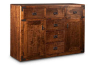 Saratoga Sideboard w/2 Wood Doors &6/Dwrs Collection