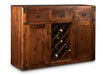 Saratoga Sideboard w/2 Wood Doors &6/Dwrs Collection