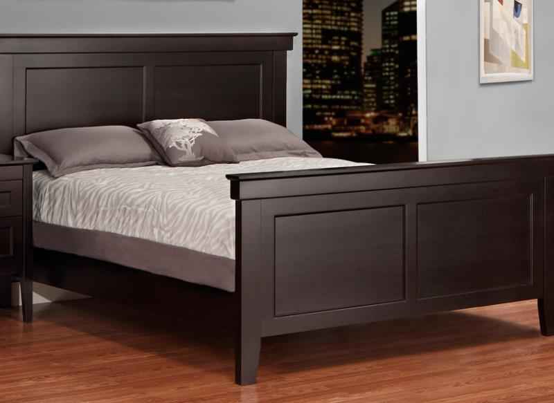 Stockholm Bed with High Footboard Collection