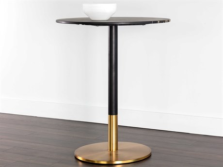 Massie Bar Table Black Marble