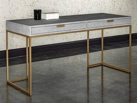 Jiro Desk Grey Shagreen