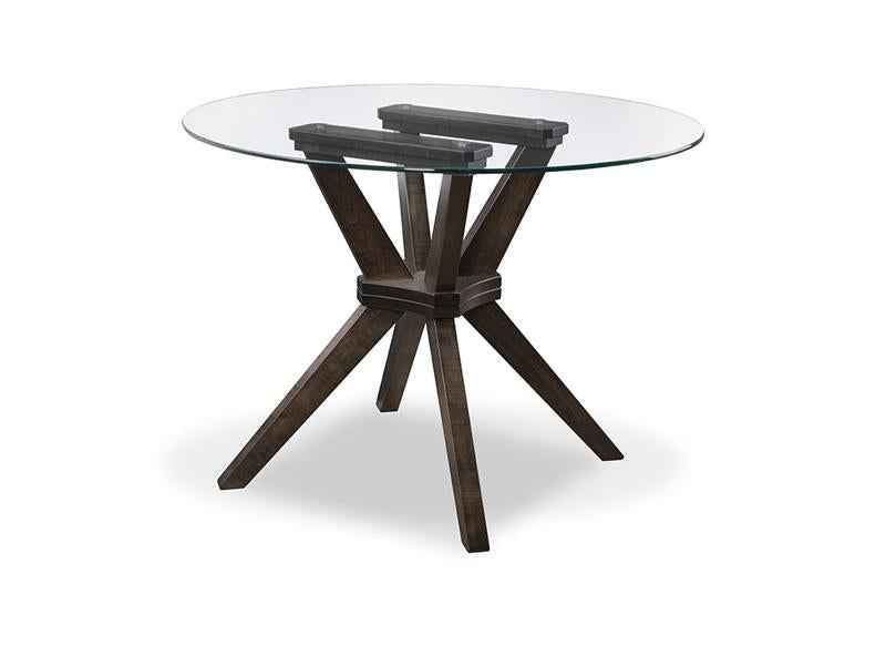 Tribeca Round Glass Top Dining Table Collection