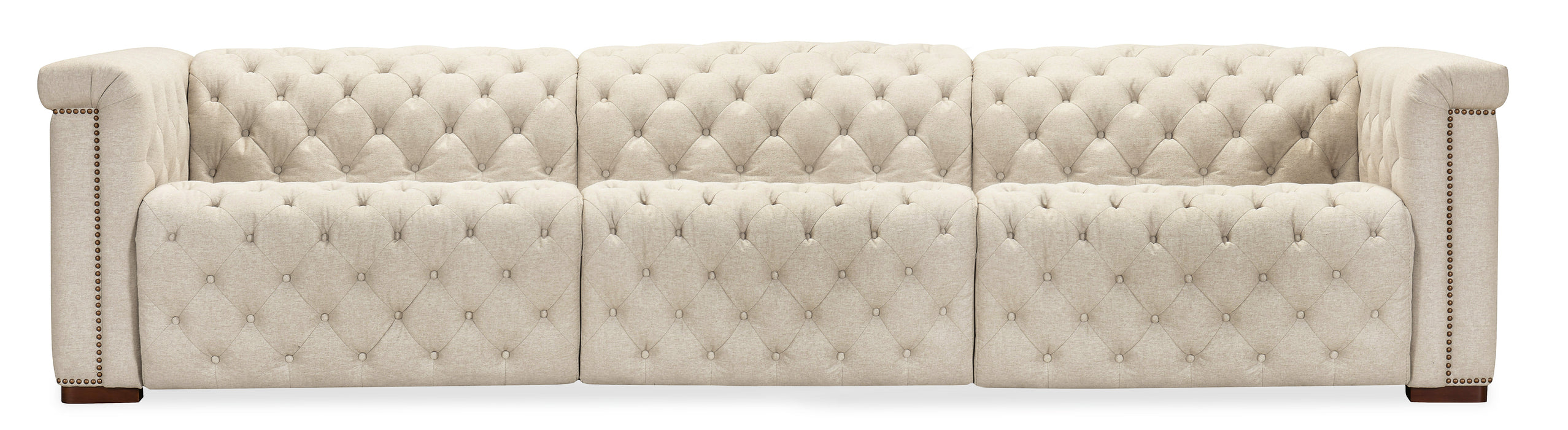 Savion Deux 3 Seat Sofa with Two Power Recliners and Three Power Headrests