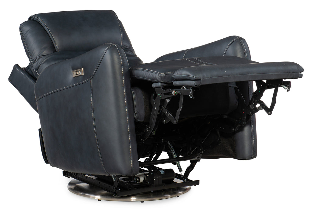 Steffen Swivel Power Recliner with Power Headrest