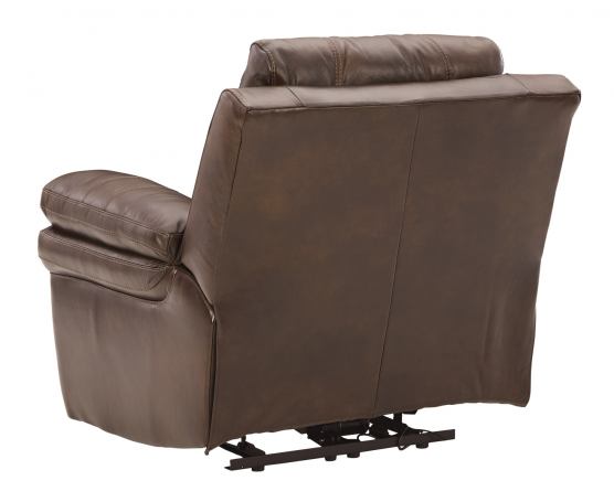 Edmar Power Recliner Chair with Adjustable Headrest in Chocolate