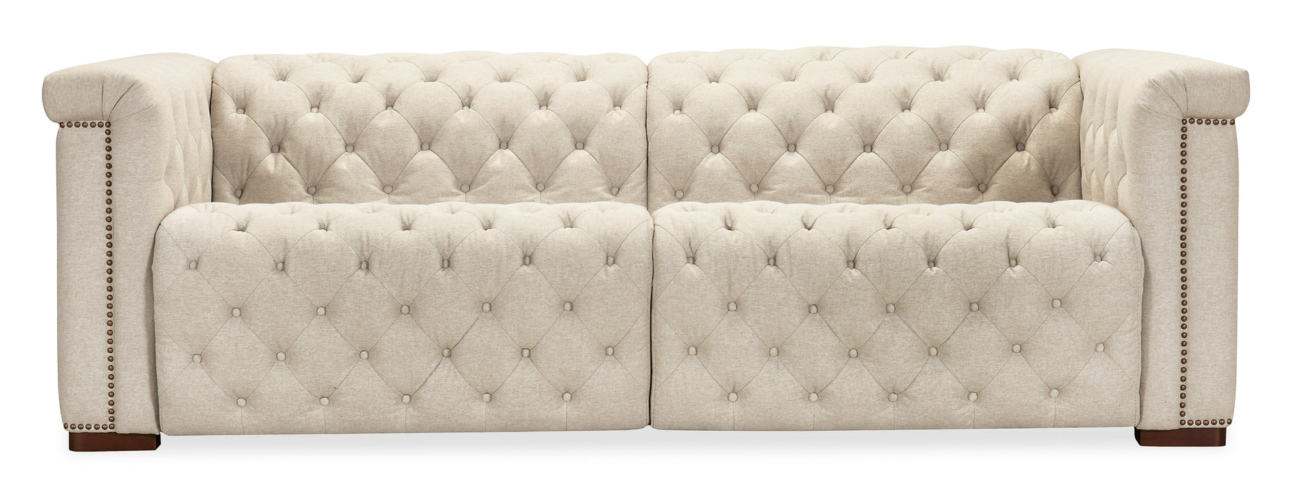 Savion Deux LAF/RAF 2 over 2 Sofa with Power Recliners and Power Headrests