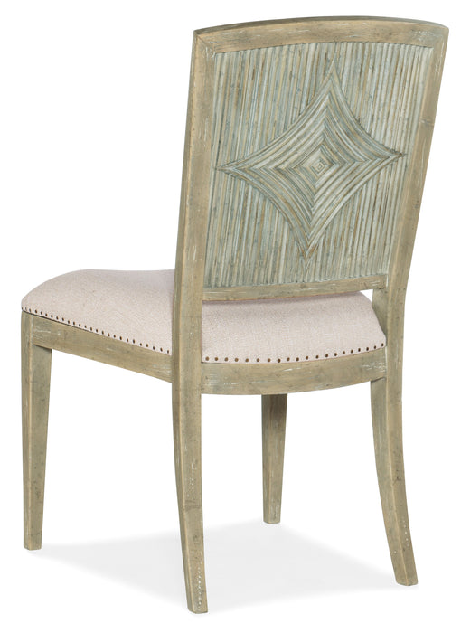 Surfrider Carved Back Side Chair