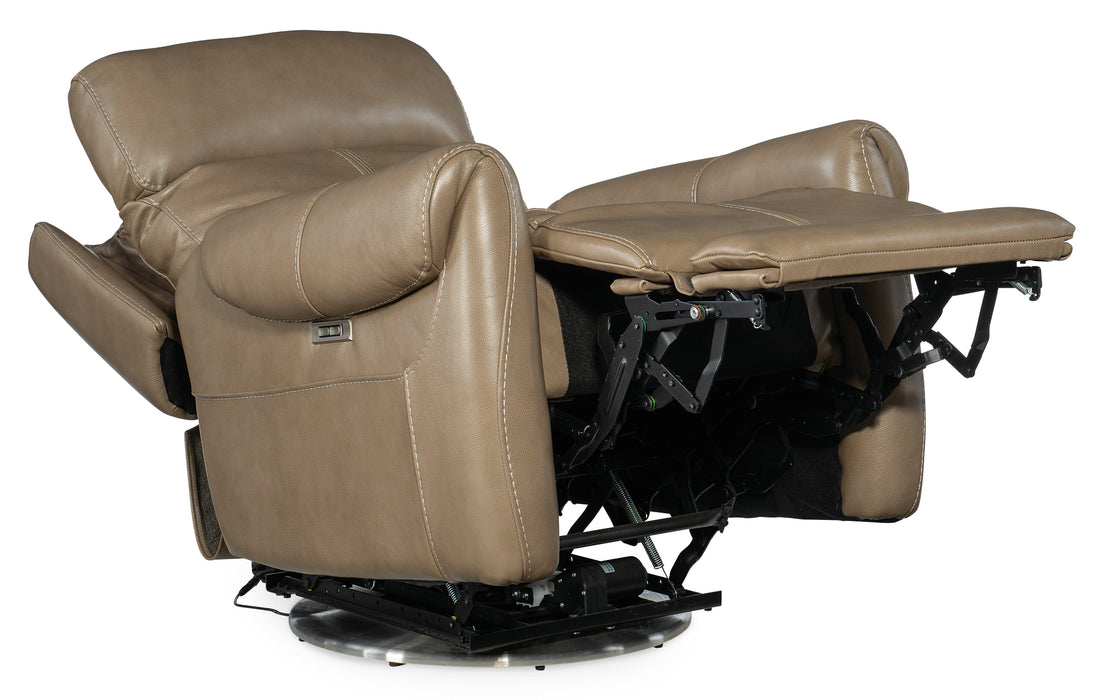 Sterling Swivel Power Recliner with Power Headrest