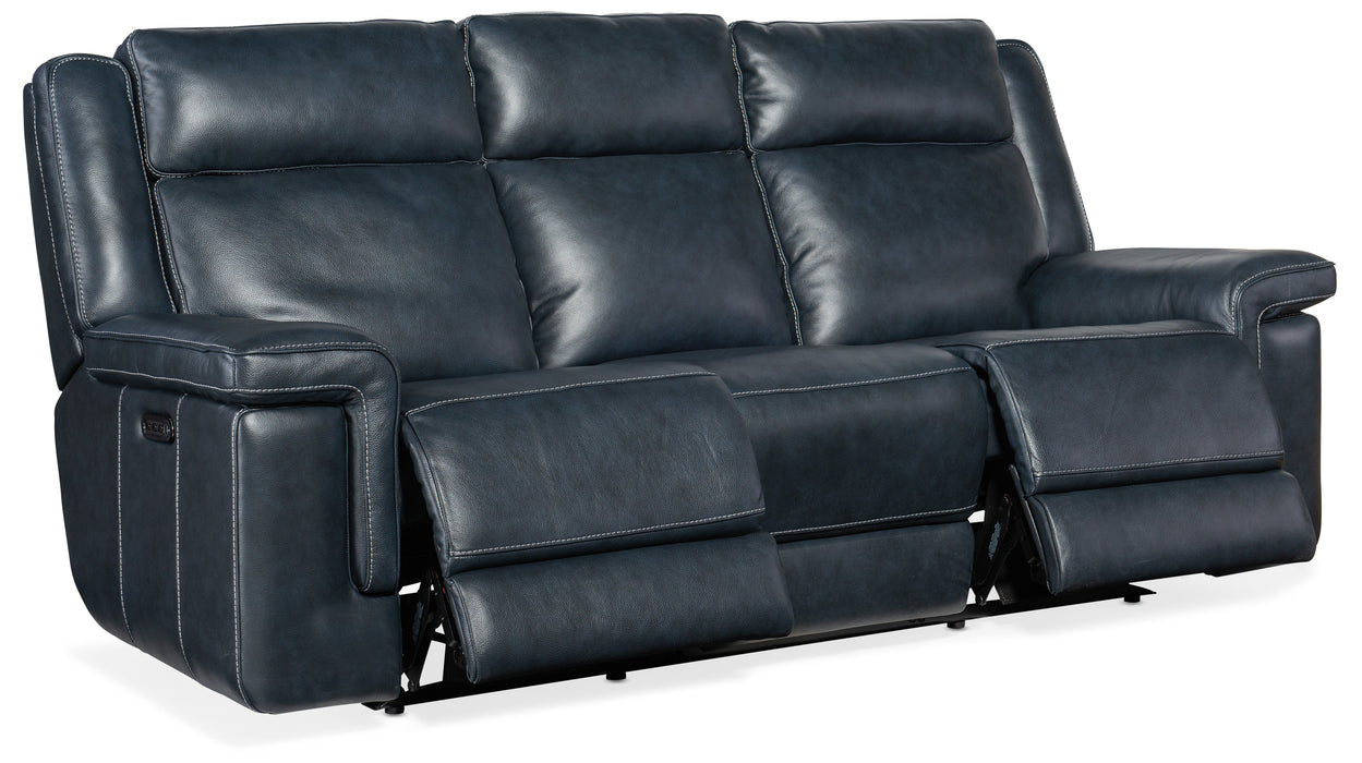 Montel Lay Flat Power Sofa with Power Headrest & Lumbar