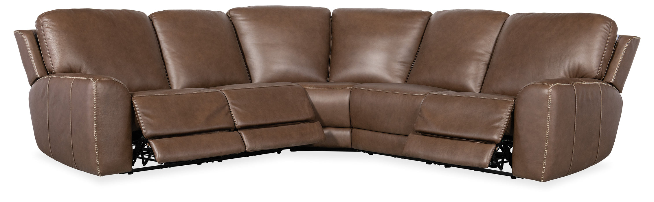 Torres 5 Piece Sectional with Power Recline & Power Headrest