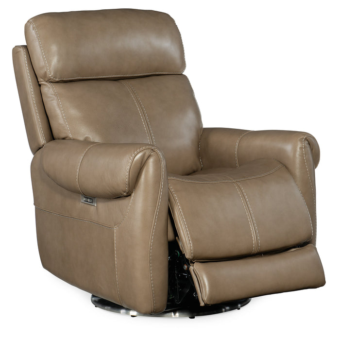 Sterling Swivel Power Recliner with Power Headrest
