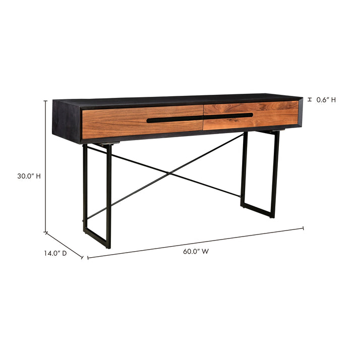 Vienna Console Table Brown