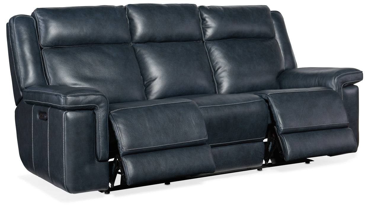 Montel Lay Flat Power Sofa With Power Headrest & Lumbar