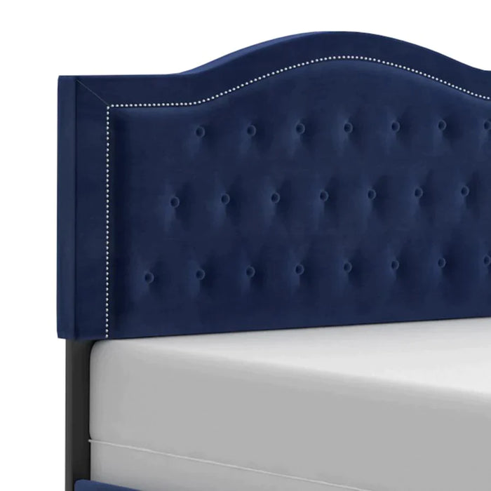 Pixie 60" Queen Bed in Blue - Furniture Depot