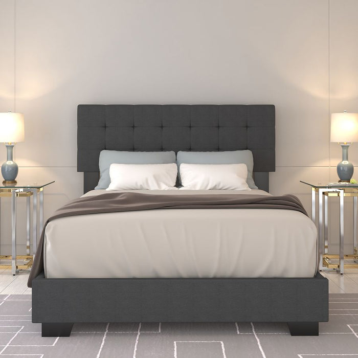 Exton 54" Double Bed in Charcoal