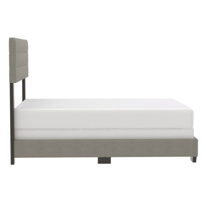 Exton 54" Double Bed in Light Grey