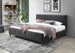 HANNAH-78'' BED-CHARCOAL - Furniture Depot