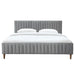 HANNAH-78'' BED-LIGHT GREY - Furniture Depot