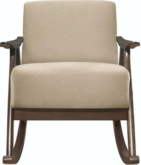 Waithe Rocking Chair- Brown