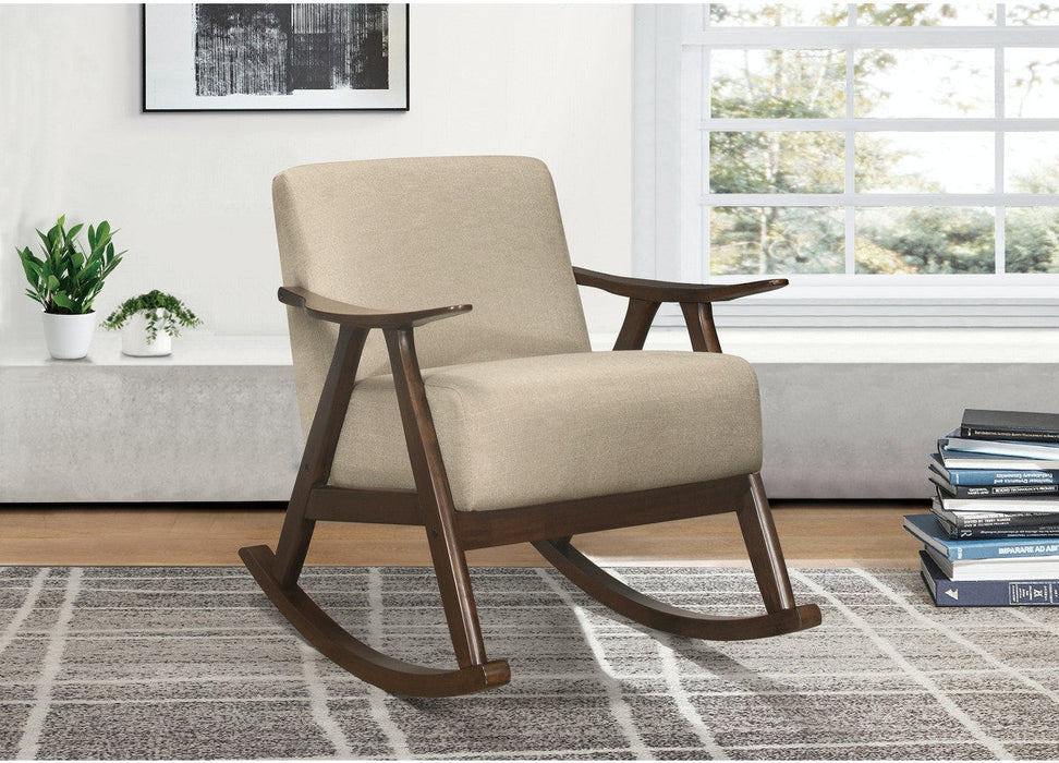 Waithe Rocking Chair- Brown