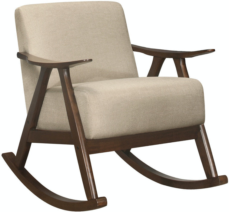 Waithe Rocking Chair- Brown