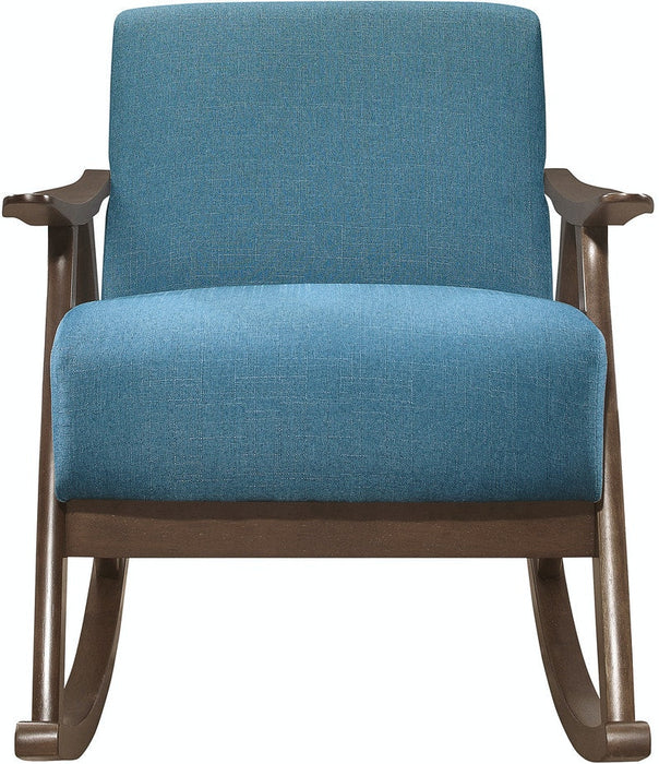 Waithe Rocking Chair- Blue