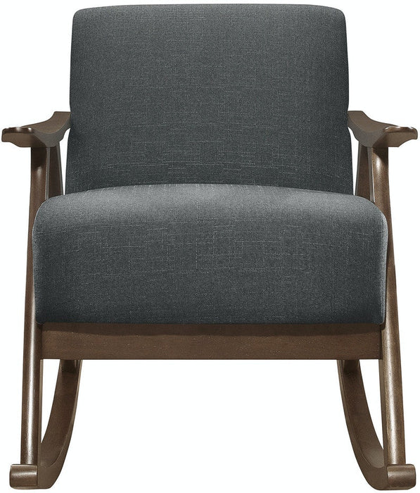 Waithe Rocking Chair- Dark Grey