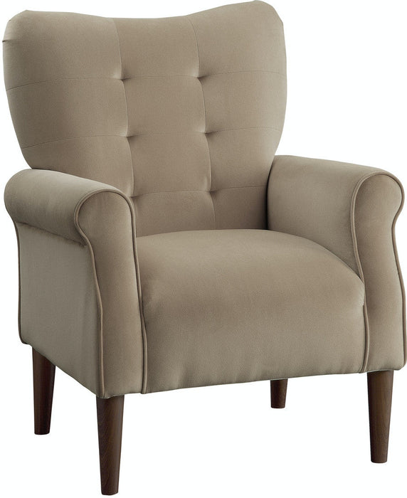 Kyrie Accent Chair - Brown Velvet