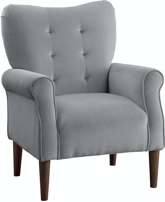 Kyrie Accent Chair - Dark Grey Velvet