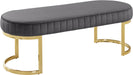 Lemar Velvet Bench - Sterling House Interiors