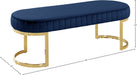 Lemar Velvet Bench - Sterling House Interiors