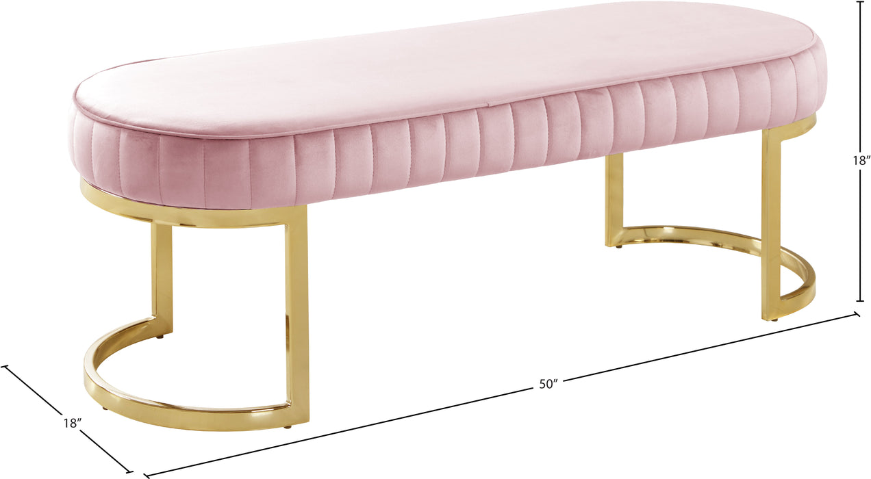 Lemar Velvet Bench - Sterling House Interiors