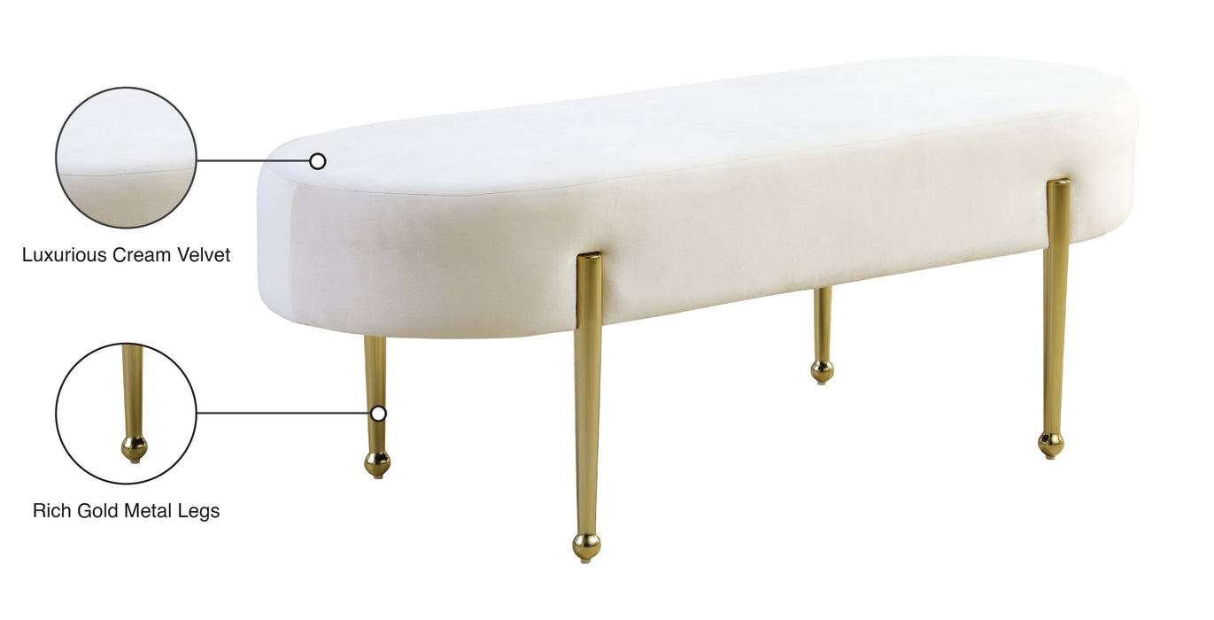 Gia Velvet Bench - Sterling House Interiors