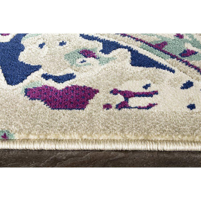 Topaz Colourful Distressed Ornamental Pattern Rug - Sterling House Interiors