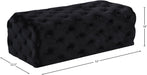 Casey Velvet Ottoman/Bench - Sterling House Interiors