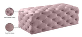 Casey Velvet Ottoman/Bench - Sterling House Interiors