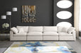 Cozy Velvet Cloud Modular Down Filled Overstuffed 158" Sofa - Sterling House Interiors