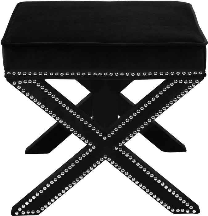 Nixon Velvet Ottoman/Bench - Sterling House Interiors