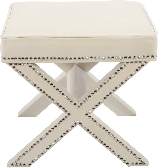 Nixon Velvet Ottoman/Bench - Sterling House Interiors