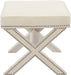 Nixon Velvet Ottoman/Bench - Sterling House Interiors
