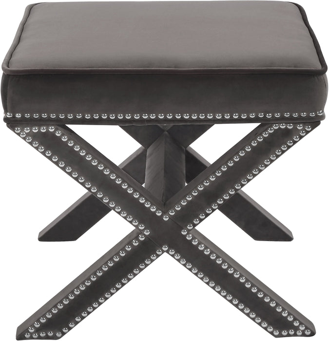 Nixon Velvet Ottoman/Bench - Sterling House Interiors