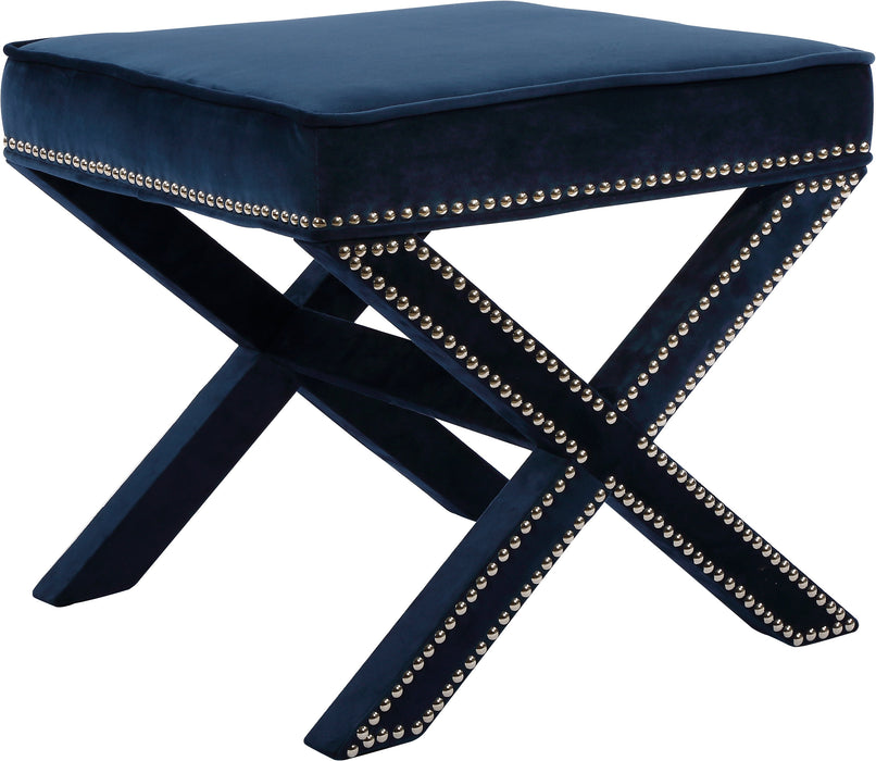 Nixon Velvet Ottoman/Bench - Sterling House Interiors