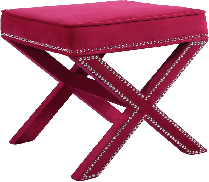 Nixon Velvet Ottoman/Bench - Sterling House Interiors