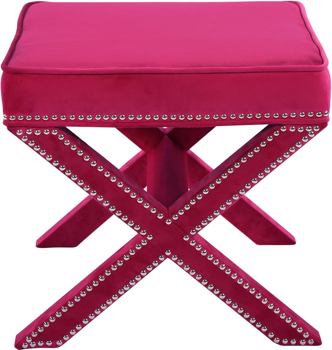 Nixon Velvet Ottoman/Bench - Sterling House Interiors