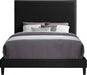 Harold Queen Black Velvet Bed - Sterling House Interiors