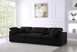 Serena Linen Deluxe Cloud Modular Down Filled Overstuffed 119" Sofa - Sterling House Interiors