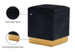 Jax Velvet Ottoman/Stool - Sterling House Interiors