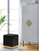 Jax Velvet Ottoman/Stool - Sterling House Interiors