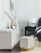 Jax Velvet Ottoman/Stool - Sterling House Interiors